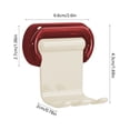 thumbnail image 3 of Storage Box Storage Containers Toothbrush Storage Rack, Wall-Mounted Holder, Detachable Bathroom Organizer, Adhesive Back, Rotating Design, for Toothbrush Razor Hygiene, 3 of 6