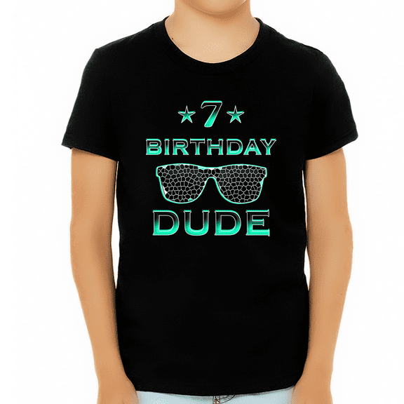 7th Birthday Shirt Boy - Perfect Dude Shirt - Perfect Dude Merchandise - Birthday Boy Shirt 7
