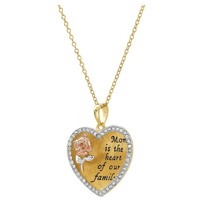 Heart shaped store necklace walmart