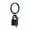 Black, variant on Stainless Steel Lock with Key Urn Locket Cremation Jewelry for Ashes Urn Keyring Lockets for Ashes Keepsake Keychain Memorial Jewelry