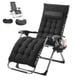 thumbnail image 1 of Silla reclinable Zero Gravity VEVOR de 26 pulgadas y 500 libras, negra, 1 of 9