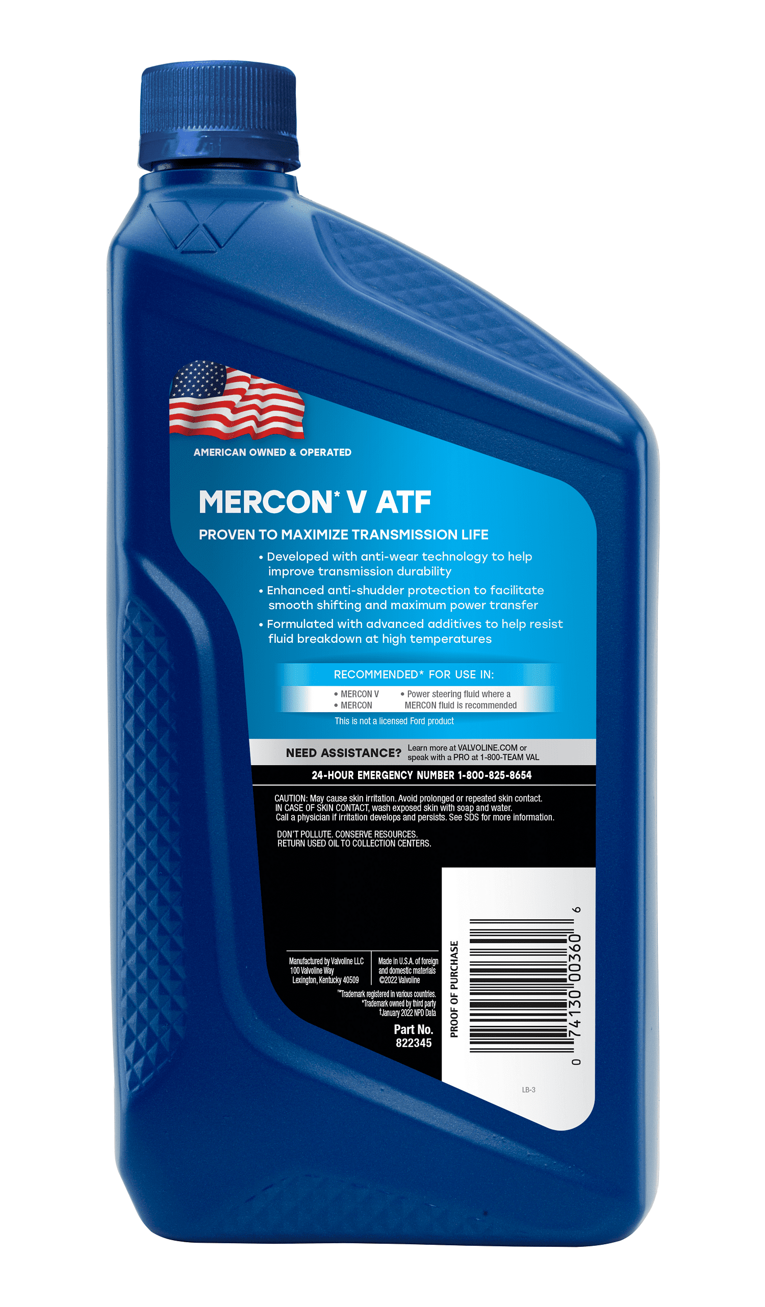 Valvoline Mercon V Conventional Automatic Transmission Fluid (ATF