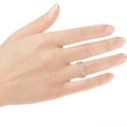 thumbnail image 5 of Pompeii 1 1/2CT Vintage Diamond & Morganite Engagement Wedding Ring Set 14K Rose Gold, 5 of 5