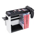 thumbnail image 2 of Soporte de almacenamiento multifunción, organizador de discos de juego, estante, controlador, mango, soporte, torre de juego, 27 ranuras para interruptor Ns Oled, 2 of 5