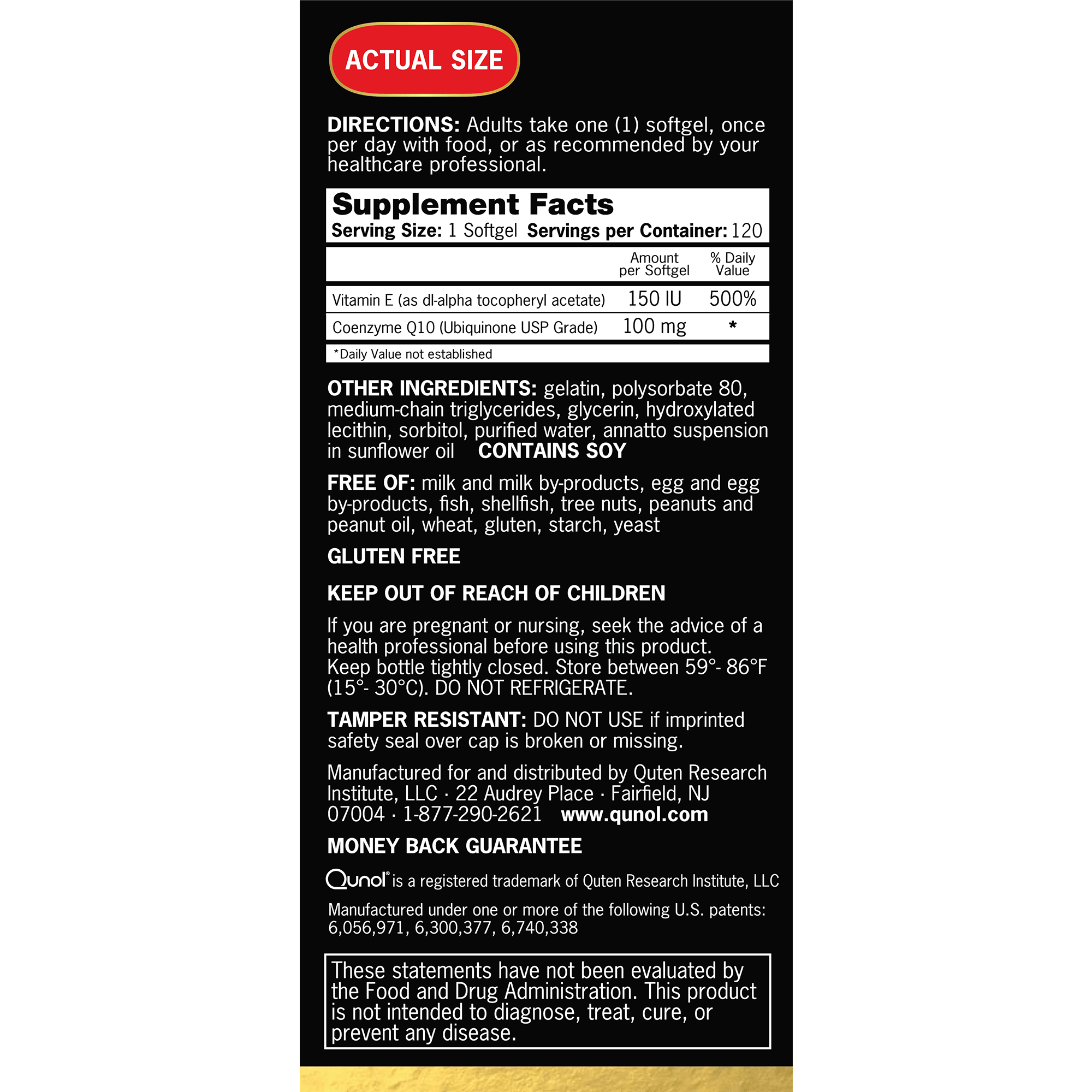 Qunol CoQ10 100mg Softgels, Ultra CoQ10 100mg, 3x Better Absorption, Antioxidant for Heart Health & Energy Production, Coenzyme Q10 Vitamins and Supplements, 4 Month Supply, 120 Count - image 4 of 6