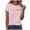Pink, variant on TOWED22 Halloween Ghost Shirt for Women Fall Spooky Season Graphic Short Sleeve Autumn Tops Blouse(Yellow,XXL)