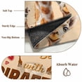 thumbnail image 6 of Giraffe 2'x6' Runner Rugs for Hallway Kitchen Bedside Non Slip Washable, Red Love Heart Farmhouse Animals Entryway Rug Runners with Rubber Backing, Long Carpet Runner for Laundry Room, 6 of 8