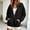 A127 Black, variant on Trikvn Women's Quarter Zip Pullover Hoodie Textured Long Sleeve Sweatshirt Casual Drop Shoulder Hooded Tops with Kangaroo Pocket Fall Fashion Athletic Wear