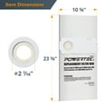 thumbnail image 5 of POWERTEC 10PK 204308 Selfclean Filter Bag for Festool CT Mini/Midi, Festool CT MINI/MIDI, 2/5/CT15 Dust Extractor (from 2019 onwards), CTC MINI/MIDI, Replacement Vacuum Bags, Filter Bags, 75085-P2N, 5 of 8