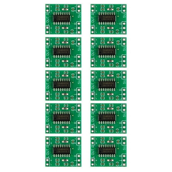 30 PCS PAM8403 Module Super Mini Digital Amplifier Board 2 X 3W Class D Digital 2.5V to 5V Power Amplifier Board