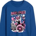 thumbnail image 3 of Marvel - Ghost Spider Punk Band - Men's Long Sleeve Graphic T-Shirt, 3 of 5