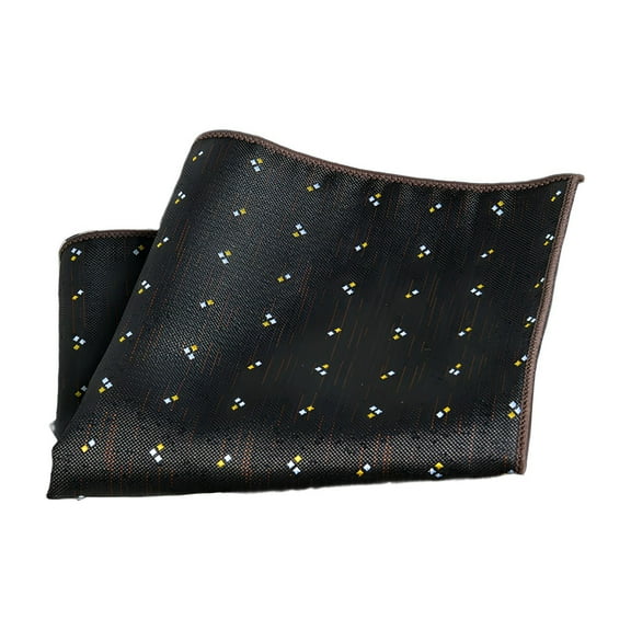 TELOLY Pocket Squares for Men,Stripes Pocket Squares for Men,Casual Polyester Handkerchiefs,Style1