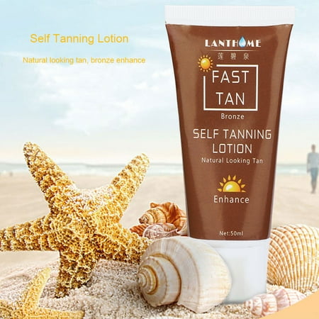 Hilitand Self Tanning Lotion Bronze Self Sun Tan Enhance Day Tanning Cream Natural Bronzer Sunscreen Tan, Sunscreen Tanner, Sun Tan (Best Tan Enhancing Sun Cream)