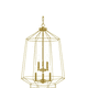 thumbnail image 1 of Lampara De Techo Colgante Decorativa Candelabro De 6 Luces Estructura Xtellar Dorado, 1 of 3
