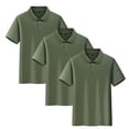 thumbnail image 2 of 3 Pack Kids Polos School Uniform Tops Boys Girls Casual Short Sleeve Summer Outdoor Sports T-Shirt Teen Kids Clothes Pink,5-6 Years, 2 of 6