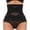 Black, variant on Tummy Control Shapewear Thong Shorts Seamless Body Shaper High Waisted Underwear for Women