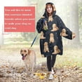 thumbnail image 4 of Goldendoodle Dog Wearable Oversized Blanket,Wearable Blanket Hoodie for Adults,Cozy Hooded Blankets with Super Pockets,Super Warm Fuzzy Pullover for Women & Men, 4 of 6