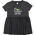 thumbnail image 3 of Inktastic Halloween So Franken Cute Girls Baby Dress, 3 of 5