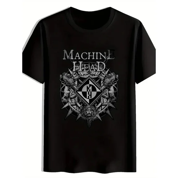 Machine Head Rock Band Vintage Black Graphic Metal Music Unisex T-Shirt up to size 5XL