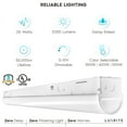 thumbnail image 7 of Luxrite 3FT LED Strip Light Fixture, 25W, 3450 Lumens, 3 Color Selectable 3500K-5000K, Dimmable, Damp Rated, UL Listed, 7 of 7