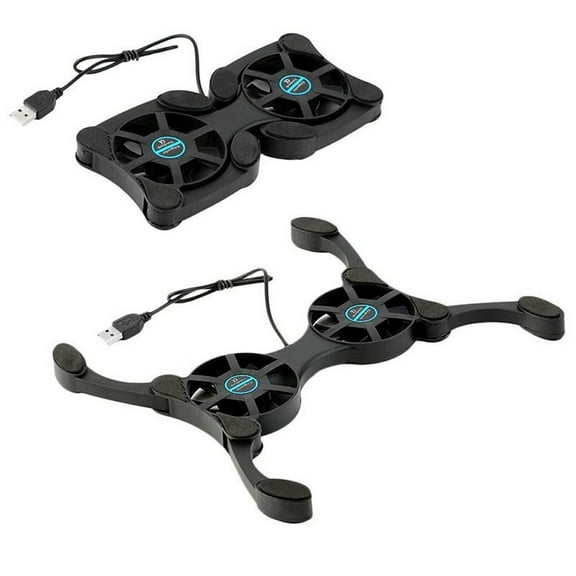Compact Laptop Cooling Pad & Fan Stand with Sleek and Professional Look