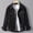 Black, variant on REDHOTYPE Mens Button Up Outwear Casual Long Sleeve Slim Denim Jacket Jean Coat