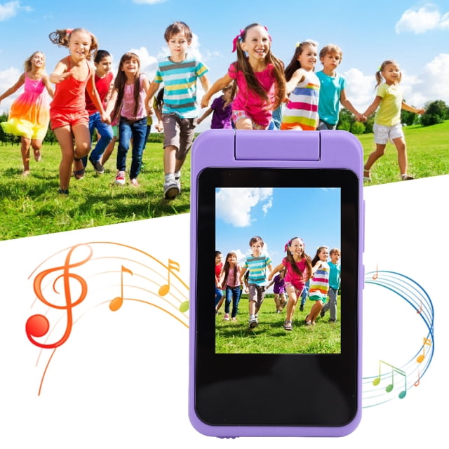 Cámara Para Niños Cámara De Video De Pantalla Táctil Para Una Cámara De Selfie Digital 1080p 48MP Con Reproductor De MP3 Y Pegatinas Divertidas