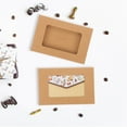 thumbnail image 4 of 10pcs Kraft Paper Envelop Storage Boxes with Open Window for Postcards, 4 of 9