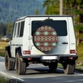 thumbnail image 2 of Yuyamidu Aztec Ethnic Gemoetric Spare Tire Cover for RV Trailer Camper Brown Wheel Protectors Cover for Truck SUV Travel Camping Outdoor, 2 of 5