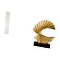 thumbnail image 5 of Floor Lamp Shade Ocean Wave Sculpture Minimalist Lampshade Crafted from Resin and Paper for Living Room Bedroom Decor, 5 of 8