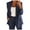 Navy-A, variant on 2025 Women Loose Top Womens Wool Trench Coat Long Sleeve Casual Jacket Long Down Jacket for Women Ladies Wear Coat Blouse