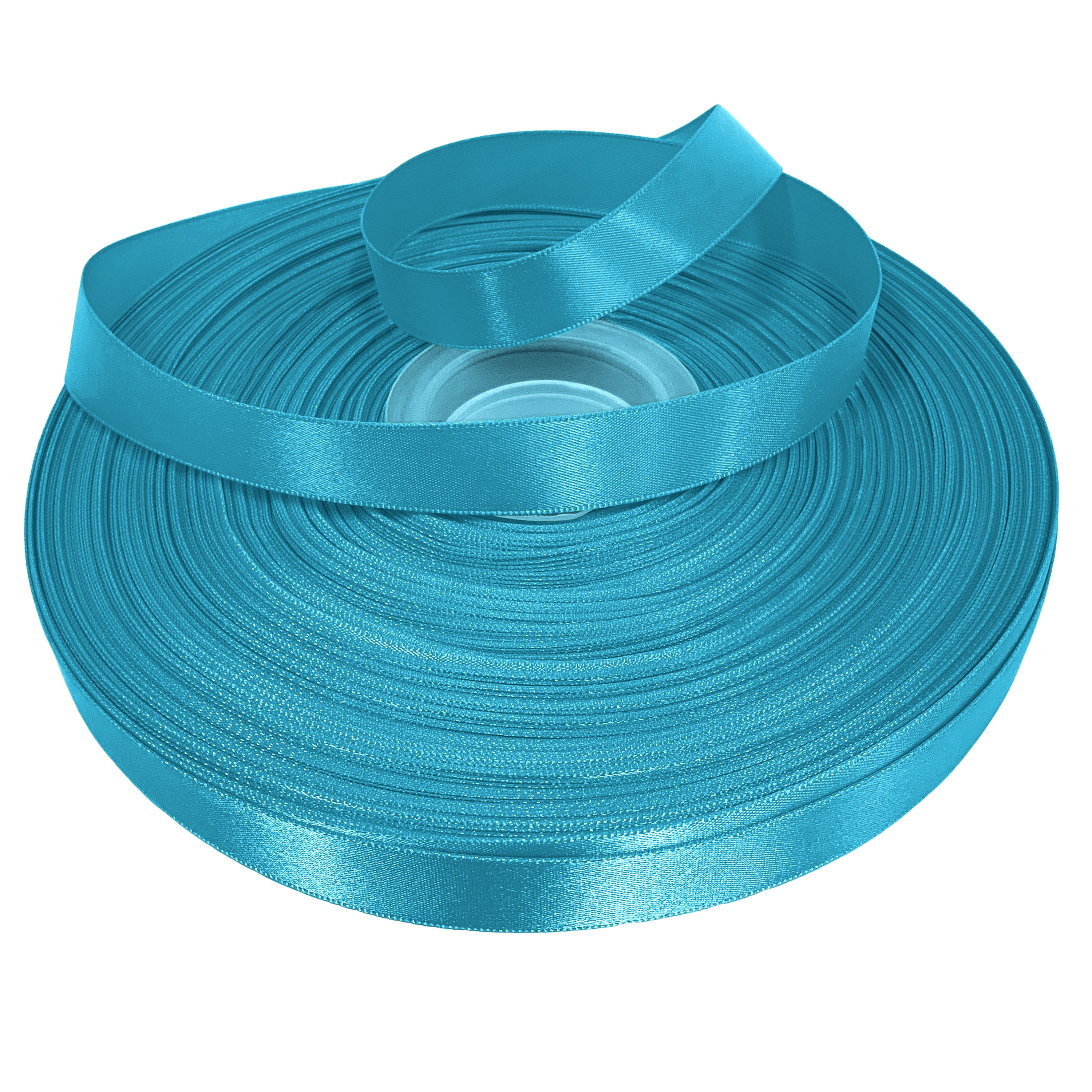 Buy Turquoise Blue Deluxe Satin Ribbon (1 1/2 Inch x 50 Yards), JAM Paper