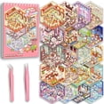 thumbnail image 1 of Libro de colección de escenas con pegatinas 3D MHBEW, 20 juegos para niños y adultos, 1 of 8