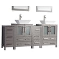 thumbnail image 5 of Vanity Art VA3124-72G 72 in. Double Sink Bathroom Vanity Set, Gray, 5 of 5