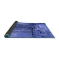 thumbnail image 2 of Ahgly Company Indoor Square Oriental Blue Industrial Area Rugs, 3' Square, 2 of 4