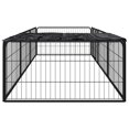 thumbnail image 3 of vidaXL Dog Playpen Kennel Dog Cage Puppy Pet Exercise Wire Fence Steel Black, 3 of 5
