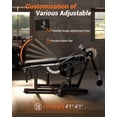 thumbnail image 5 of GARVEE 6 in 1 Leg Extension and Curl Machine,700LB Adjustable Leg Workout Equipment for Home Gym,Seated Leg Extension and Lying Curl Machine for Compatible with 1" and 2" Plates,Black, 5 of 8