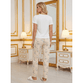 thumbnail image 3 of Pijama De 3 Piezas Mujer Pantalon Short Y Playera A Juego, 3 of 5