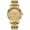 Gold, variant on Watch Brands New Simple Men's Stainless Steel Fashion Wrist Watch Waterproof Casual Analog Quartz Watch (Gold & Blue & Black)