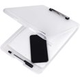 thumbnail image 1 of Plastic Clipboard with Open Foldable Storage Letter Size Slim-Case Storage Clipboard Lightweight Storage Compartment File Holder Document File Box A4 Storage Case for Students Teachers Sales Office, 1 of 7