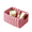 Pink, variant on Bxaolu Wicker Storage Baskets for Shelves, Wicker Baskets for Organizing, Small Baskets for Vanity, 1 Pack, Pink - S