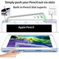 thumbnail image 2 of Case for iPad with Pencil Holder, [Auto Sleep/Wake] Soft Back Trifold Stand, 2 of 6