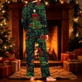 thumbnail image 4 of successthop Christmas Pjs Women Vacation 2 Piece Tree Long Sleeve Holiday Bow Tops Festival and Pants Xmas Loungewear, 4 of 5