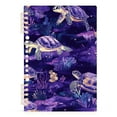thumbnail image 3 of joogoo Spiral Journal Notebook Turtles Purple College Ruled Notebooks 8.3" x 5.7" 2 PCs, 3 of 8