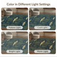 thumbnail image 7 of ODIKA 8'x10' Washable Area Rug Non-Shedding, Easy Care, Bass Lake Vintage Lure Cabin Motif Tackle Border Fish Fishing Refined Structured for King Size Bedroom Under Bed, Master Suite, 7 of 7