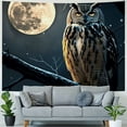 thumbnail image 4 of Orinice Owl Moon Branch Tapestry Wall Hanging Unique Style Graphic Tapestries for Home Decor Living Room Bedroom Dorm Apartment Farmhouse 50x40inch, 4 of 6