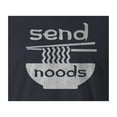 thumbnail image 3 of 9 Crowns Tees Send Noods Funny Meme T-Shirt (Unisex Navy, 2XL), 3 of 3