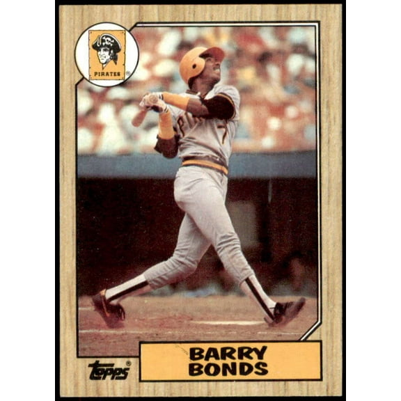Barry Bonds Rookie Card 1987 Topps #320