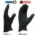 thumbnail image 6 of Milwaukee Leather MG7770 Women's Black Leather ’I - Touchscreen Compatible’ Laced Wrist Motorcycle Hand Gloves W/ Gel Palm Small, 6 of 8