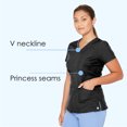 thumbnail image 2 of Barco 'Barco One' 4-Pocket V-Neck Top Scrub Top, 2 of 7